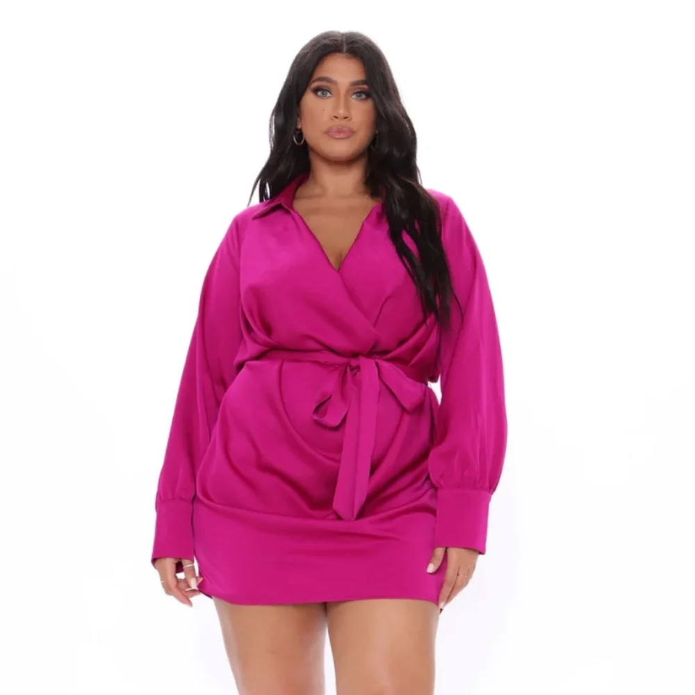 I'm The One Mini Dress - Magenta - Picture 1 of 6